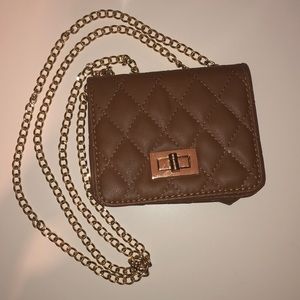 brown mini bag